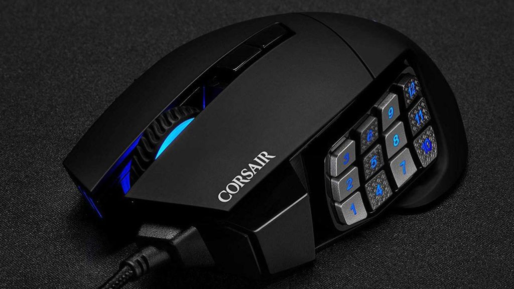 TOP CORSAIR GAMING MOUSE IN 2021 4 Scimitar RGB Elite Corsair Gaming Mouse