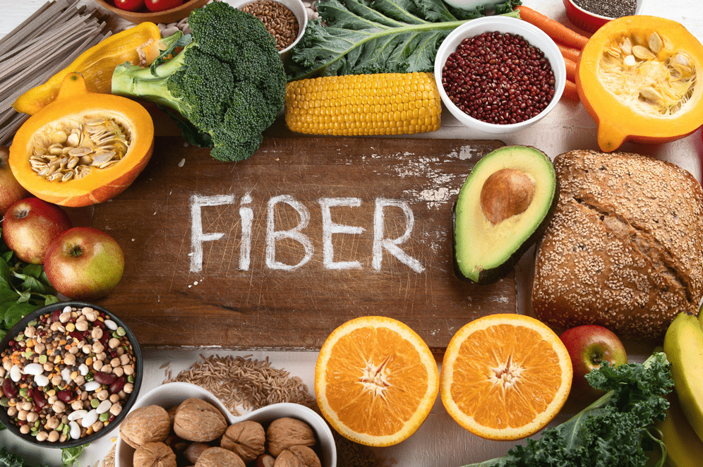 Food containing Fiber