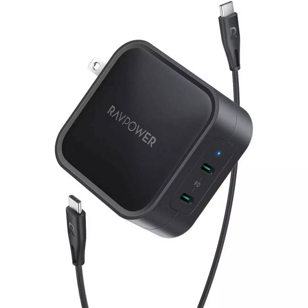 RAVPOWER 90W 2-PORT WALL CHARGER